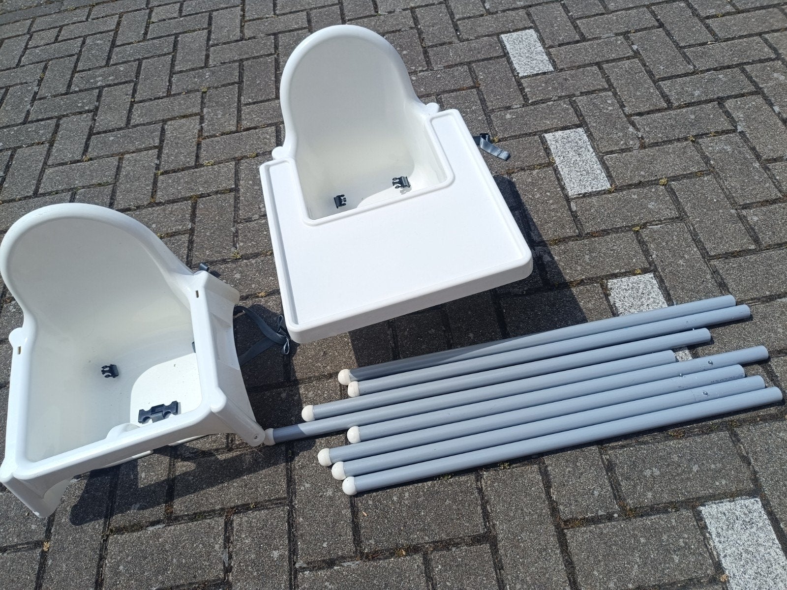 Ikea antilop kinderstoel met eetblad en gordel, Ophalen of Verzenden, Zo goed als nieuw