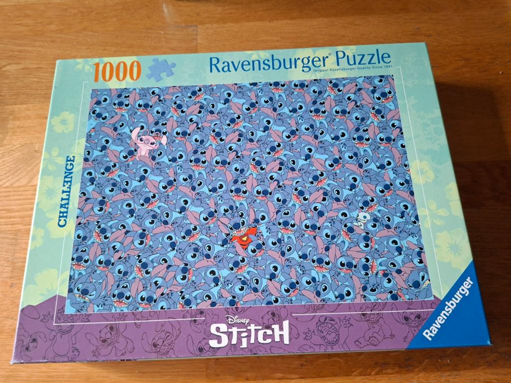 Stitch Puzzle 1000 Ravensburger, Ophalen of Verzenden, 500 t/m 1500 stukjes, Zo goed als nieuw