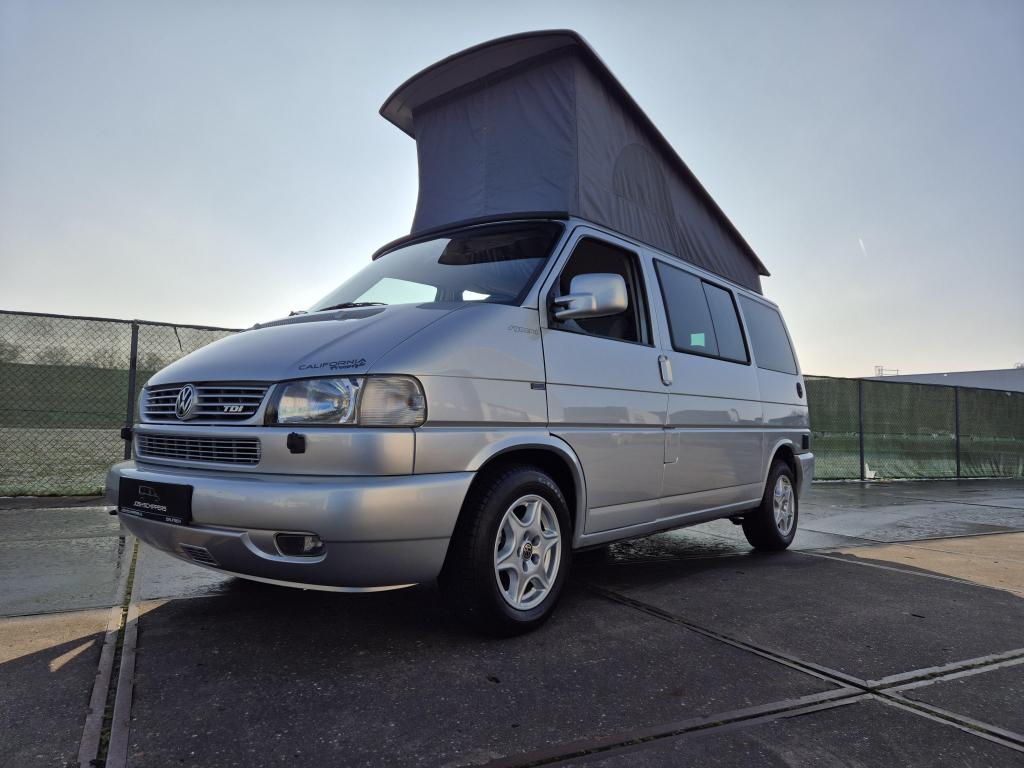 Vw T4 California Westfalia Freestyle Syncro SPER Airco 2002, Koelkast, Buscamper of Camperbus, Volkswagen, Bedrijf