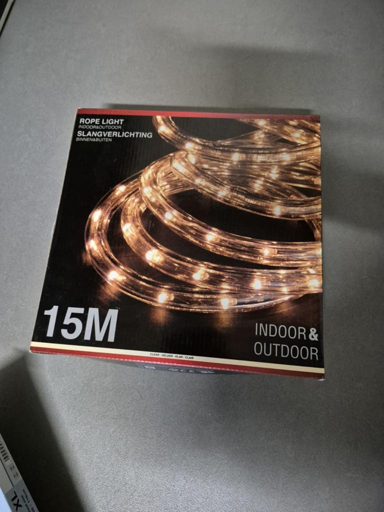 15M LED Slangverlichting - Binnen & Buiten Gebruik, Huis en Inrichting, Ophalen of Verzenden, Nieuw, Modern, Sfeervol