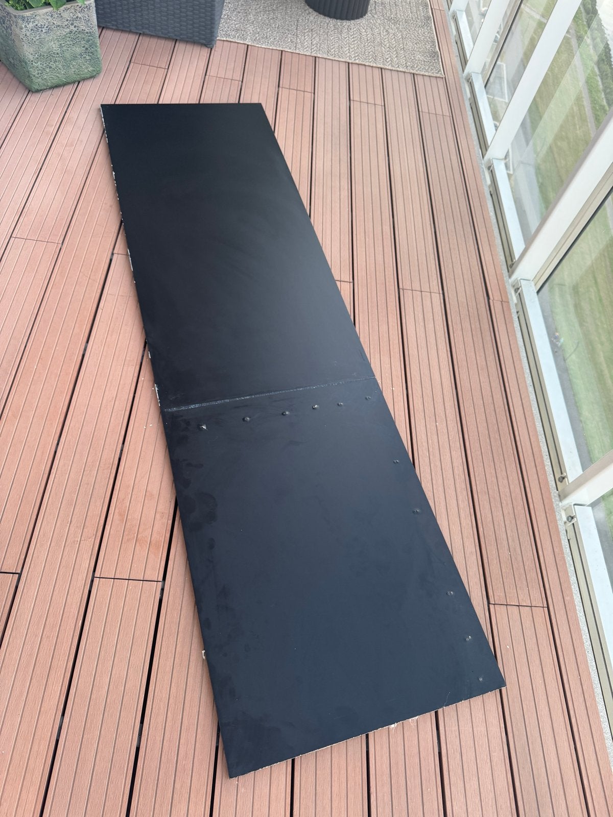 IKEA Kungsbacka bedekkingspaneel mat zwart 61,5x220 cm, Huis en Inrichting, Ophalen, Gebruikt, Zwart, 50 tot 100 cm