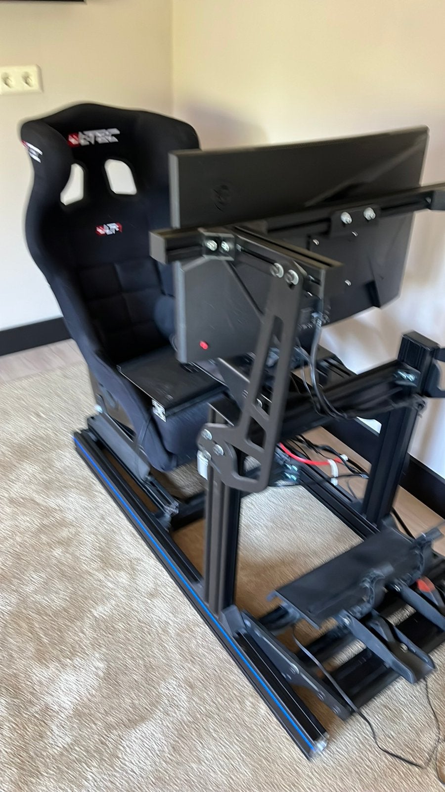 Te koop: amper gebruikte sim fanatec met toebehoren, Ophalen, Zo goed als nieuw, Playseat of Racestoel