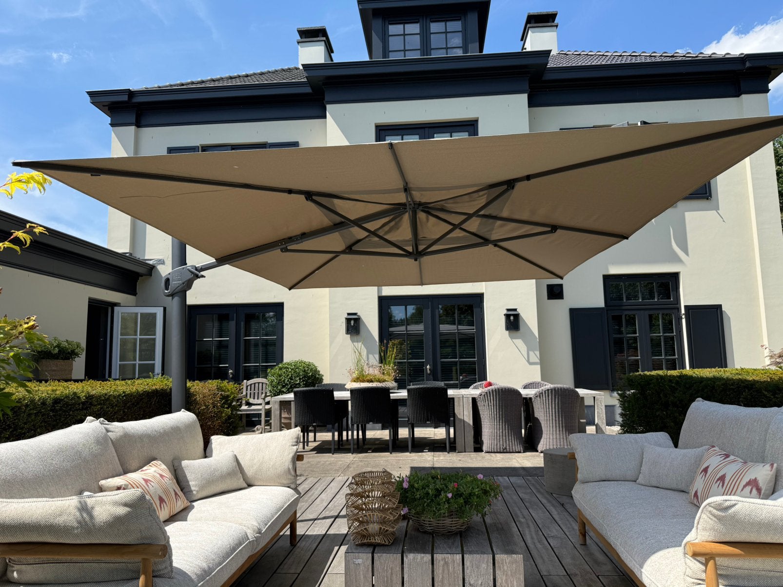 4 Seasons Outdoor Hacienda parasol 300 x 400 cm, Ophalen