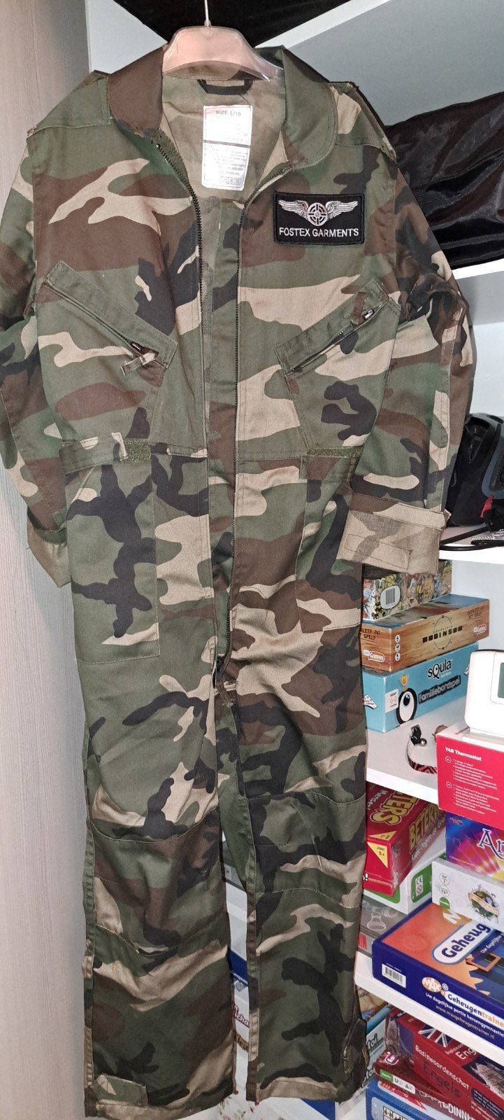 Carnavalskostuum kinderen - Camouflage uniform, Ophalen, Gebruikt, 146 t/m 152, Jongen of Meisje