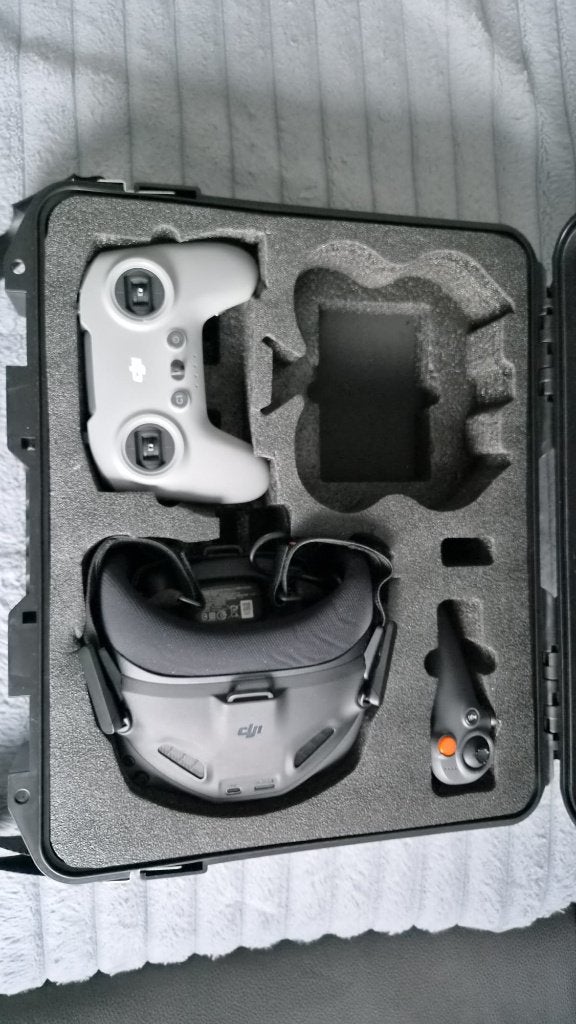 DJI Goggles N3 +RC Motion 3 +FPV Remote Controller 3 +koffer, Ophalen, Cameradrone, Zo goed als nieuw, Minder dan 250 gram