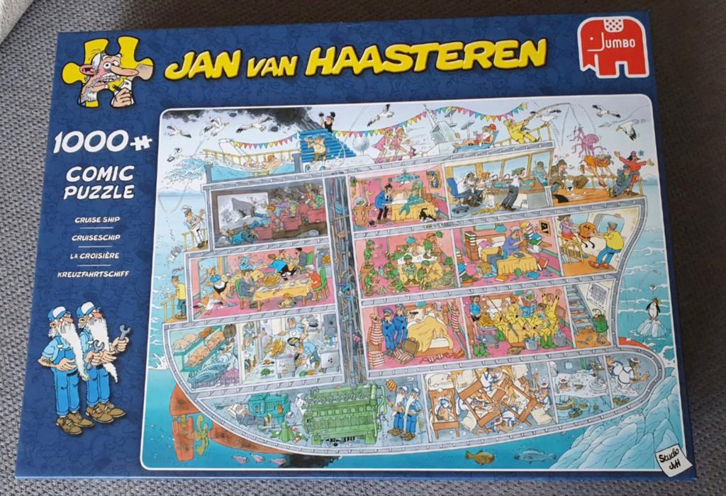 Jan van Haasteren / Cruiseschip, Ophalen, 500 t/m 1500 stukjes, Zo goed als nieuw