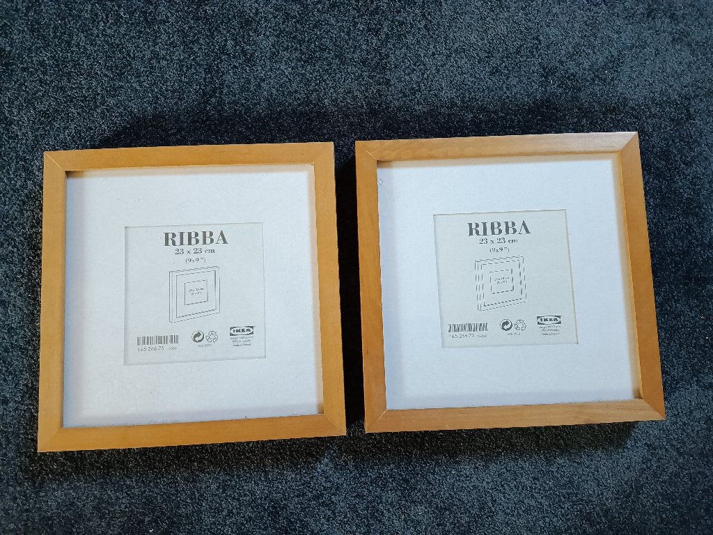 Ikea fotolijstjes Ribba, Gebruikt, Ophalen of Verzenden, Fotolijst, Overige kleuren