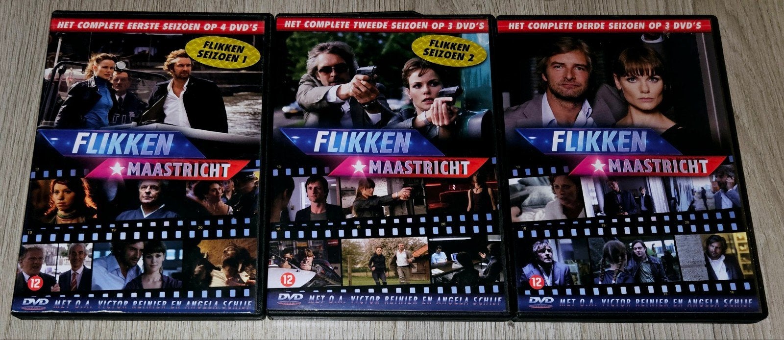 Flikken Maastricht - Seizoen 1, 2 & 3 - DVD set, Nederlands, Zo goed als nieuw, Inclusief doosje, Ophalen of Verzenden