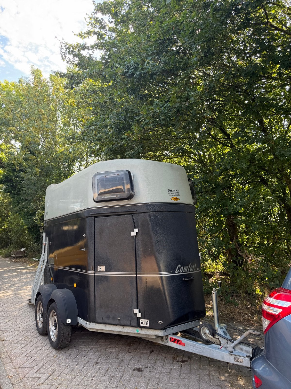 Böckmann Comfort paardentrailer - 2- paards, Dieren en Toebehoren, Ophalen, Gebruikt, Polyester, 2-paards trailer