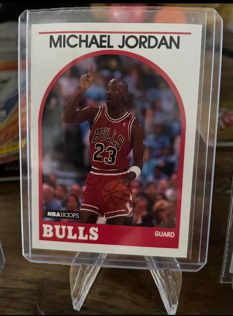 1989 Michael Jordan #200 Chicago Bulls NM/M, Ophalen of Verzenden, Zo goed als nieuw, Plaatje
