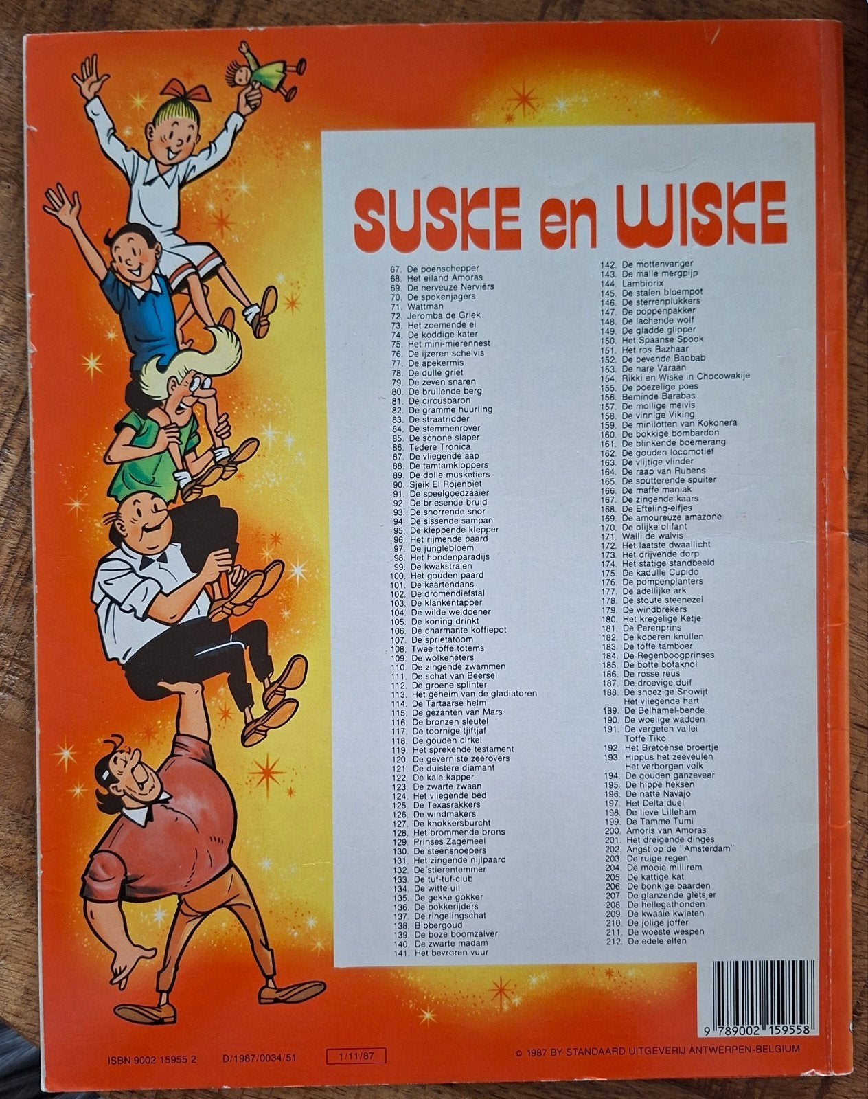 Willy Vandersteen - De Edele elfen, Willy Vandersteen, Eén stripboek, Ophalen of Verzenden, Zo goed als nieuw