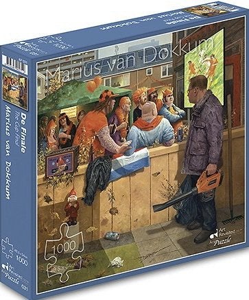 Art Revisited Marius van Dokkum - De Finale - 1000 stukjes, Hobby en Vrije tijd, Ophalen of Verzenden, 500 t/m 1500 stukjes, Nieuw