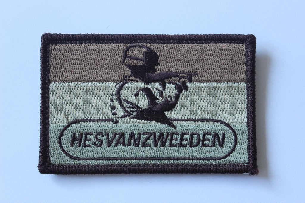 patch wapenwinkel  hes van zweeden, Verzamelen, Verzenden, Overige soorten, Nederland, Embleem of Badge
