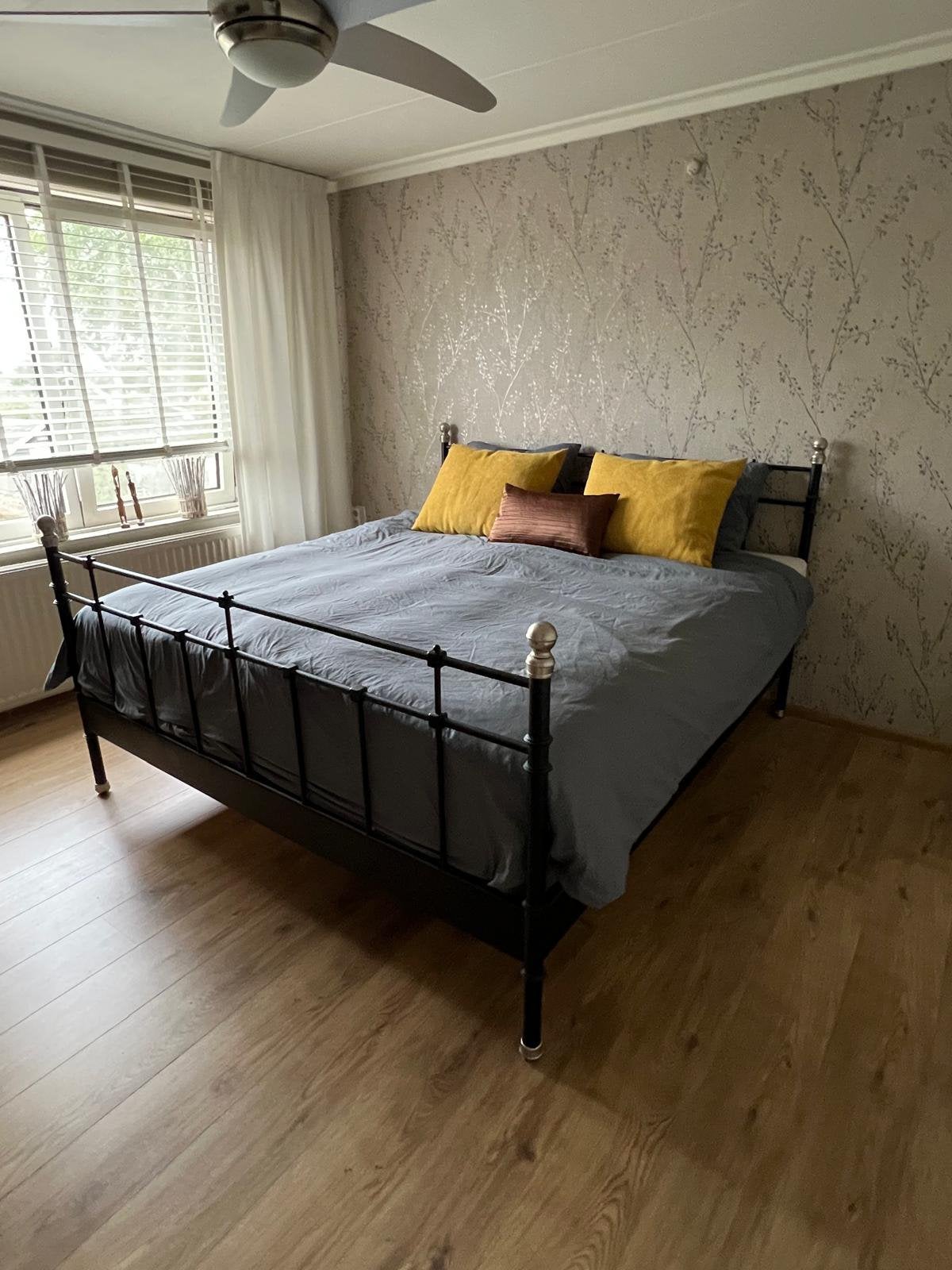 Bed 180x200 compleet inclusief matrassen, Huis en Inrichting, Slaapkamer | Bedden, Ophalen, Gebruikt, Tweepersoons, 180 cm