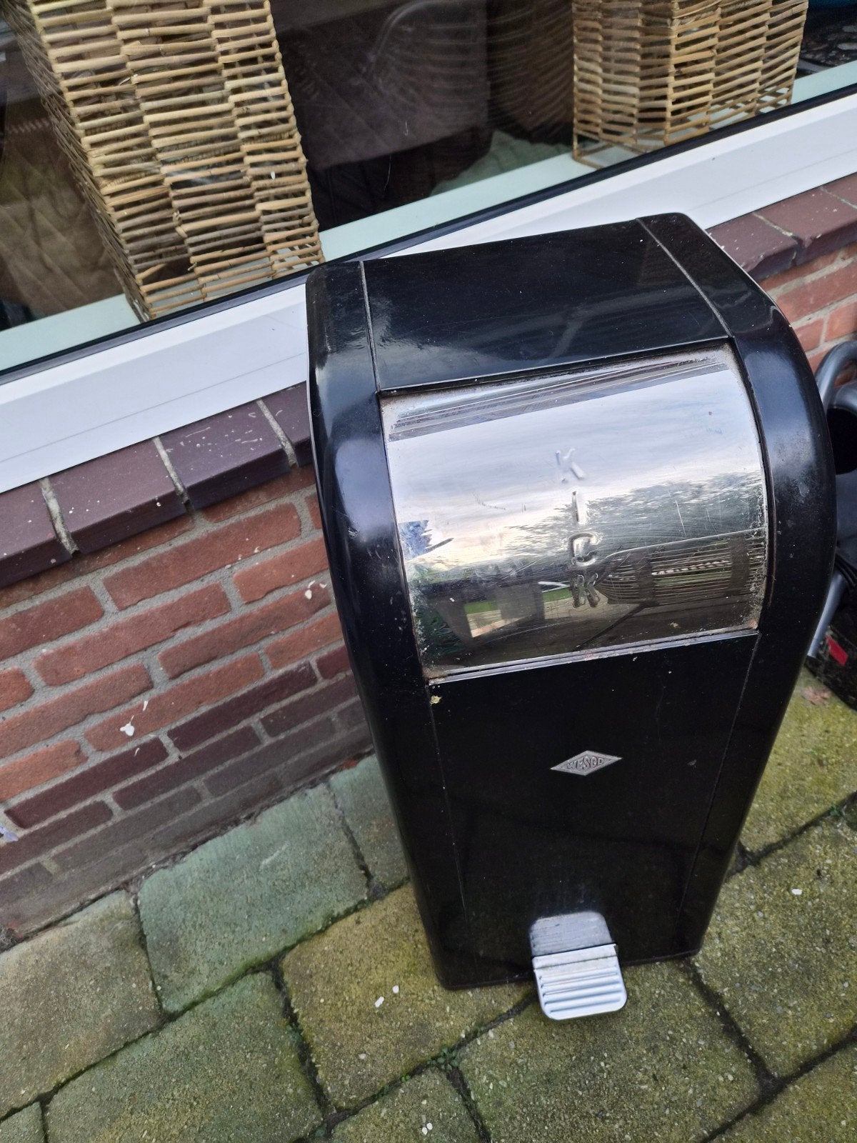 Wesco prullenbak 40 liter, Ophalen, Gebruikt, 40 liter of meer, 75 – 100