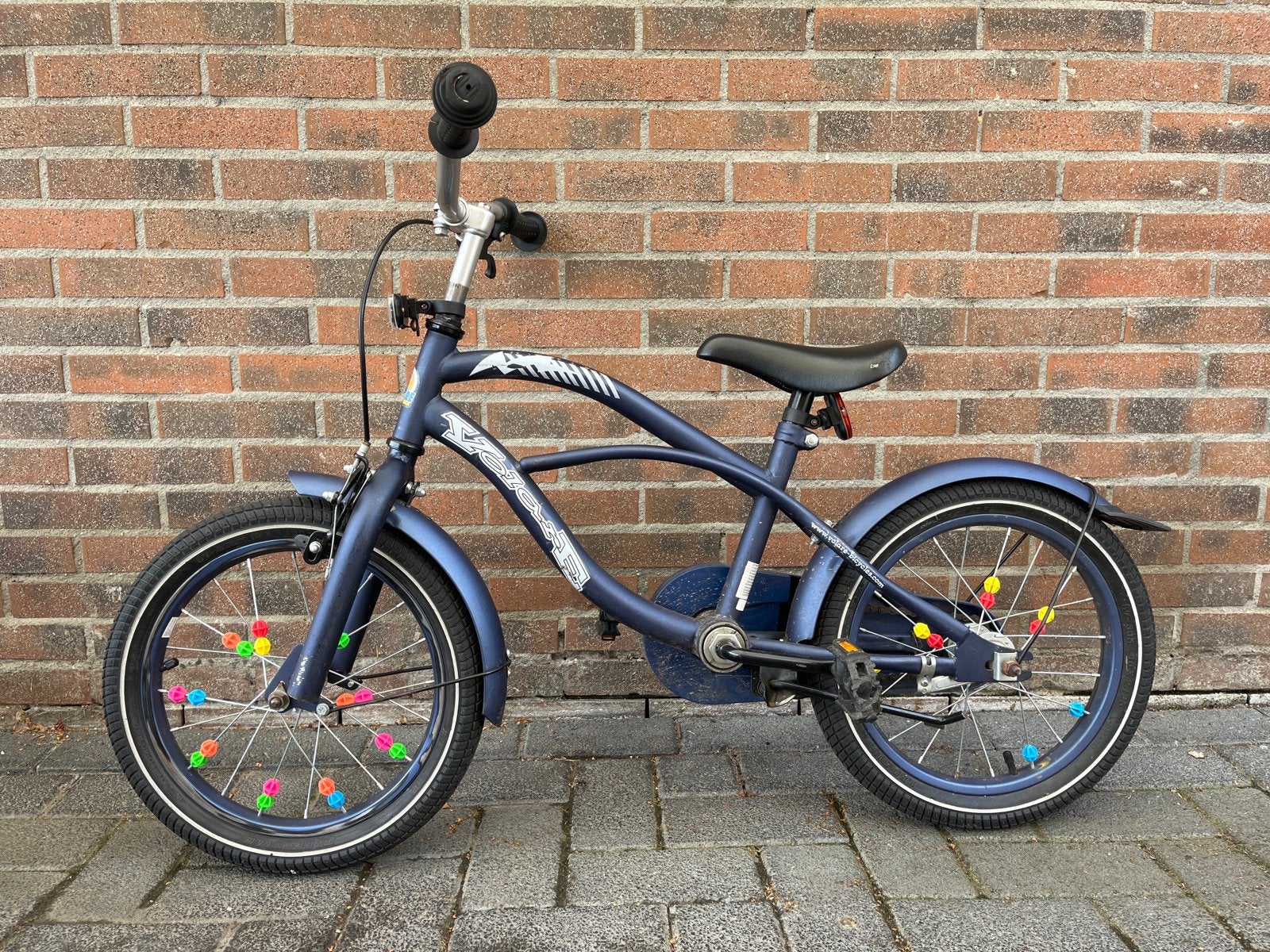 Volare Blue Cruiser Kinderfiets 16 inch, Ophalen, Gebruikt, Terugtraprem, 16 tot 20 inch