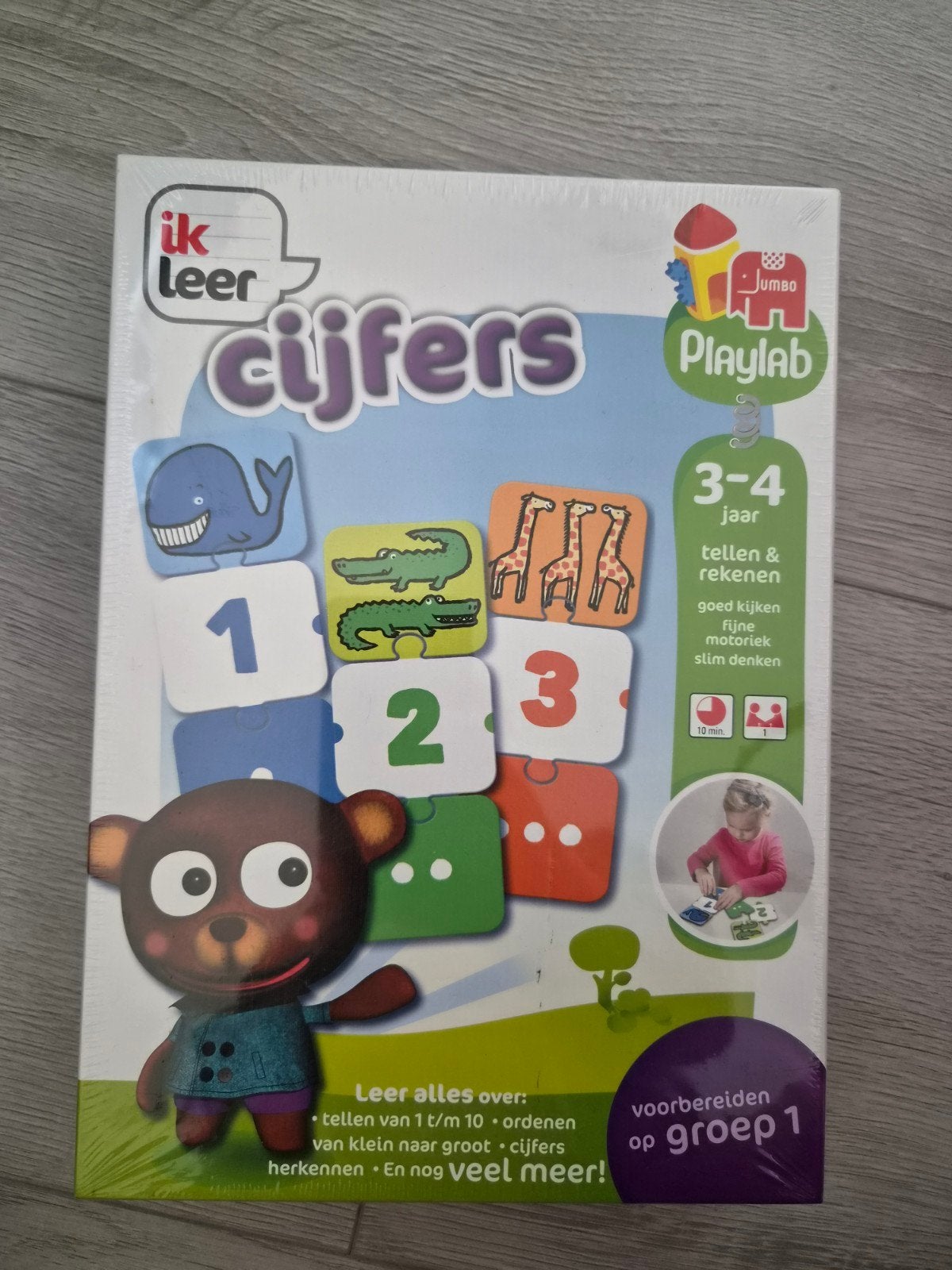 Jumbo Ik Leer Cijfers - Educatief Spel 3-4 jaar, Ophalen of Verzenden, Nieuw, Puzzelen