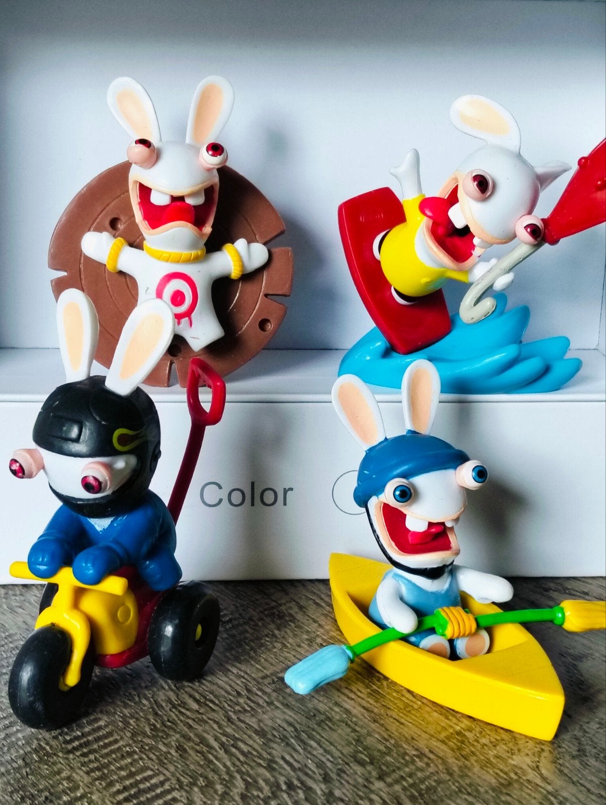 Raving Rabbids Figuren Set - 4 stuks, Ophalen of Verzenden, Zo goed als nieuw