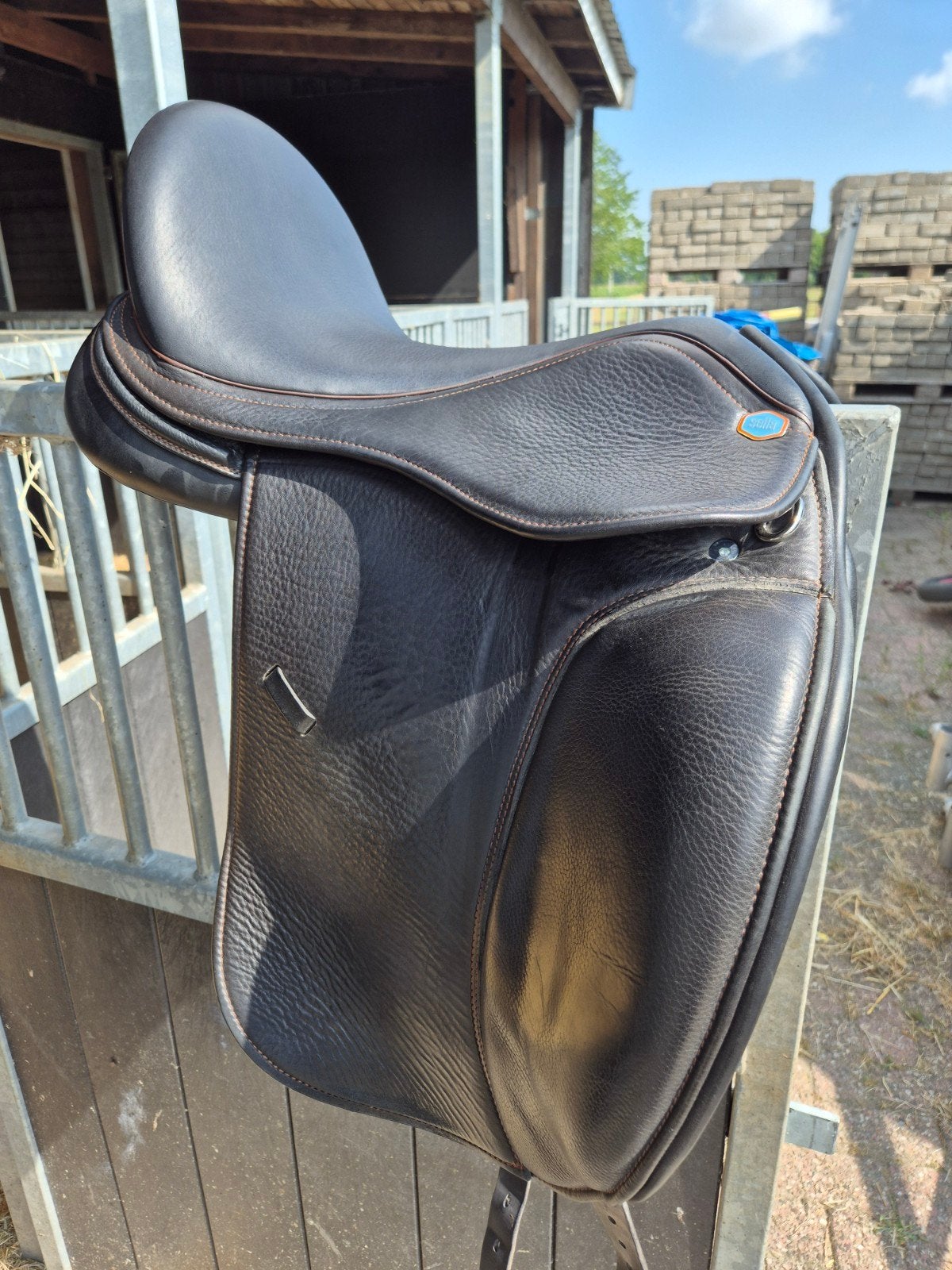 Sella Star 17.5 inch, Dieren en Toebehoren, Ophalen of Verzenden, Zo goed als nieuw, Dressuur