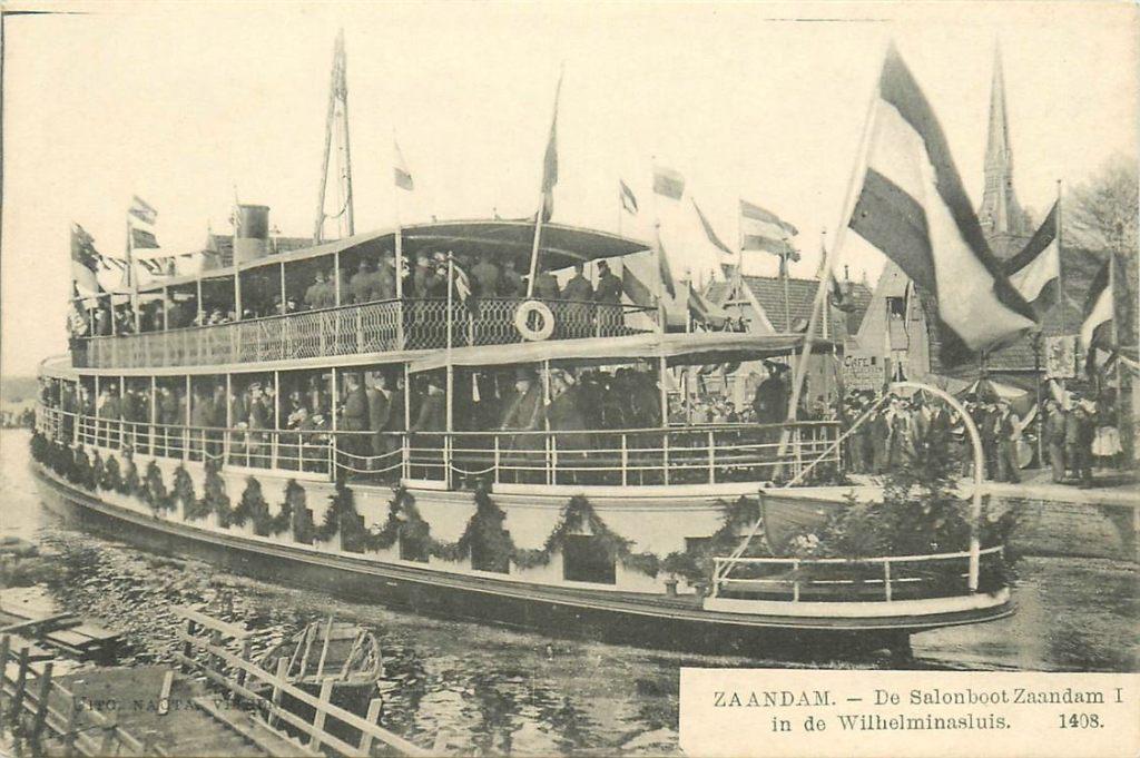 701-323-019 Zaandam Salonboot Zaandam I, Verzenden, Voor 1920, Noord-Holland