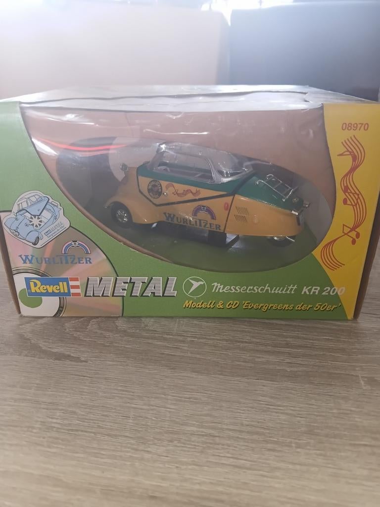 Revell Metal Messerschmitt KR 200 Wurlitzer Modelauto, Ophalen of Verzenden, Nieuw, Auto, Revell