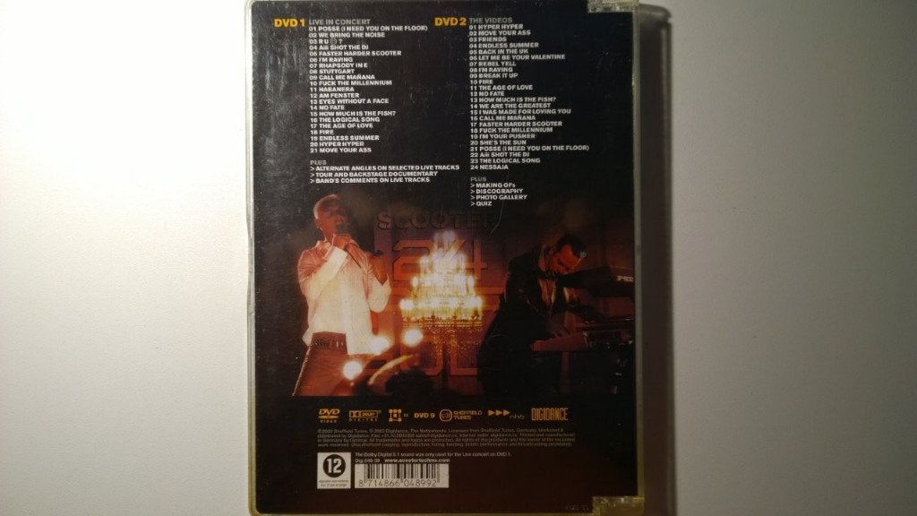Scooter - 24 Carat Gold (DVD), Alle leeftijden, Ophalen of Verzenden, Zo goed als nieuw