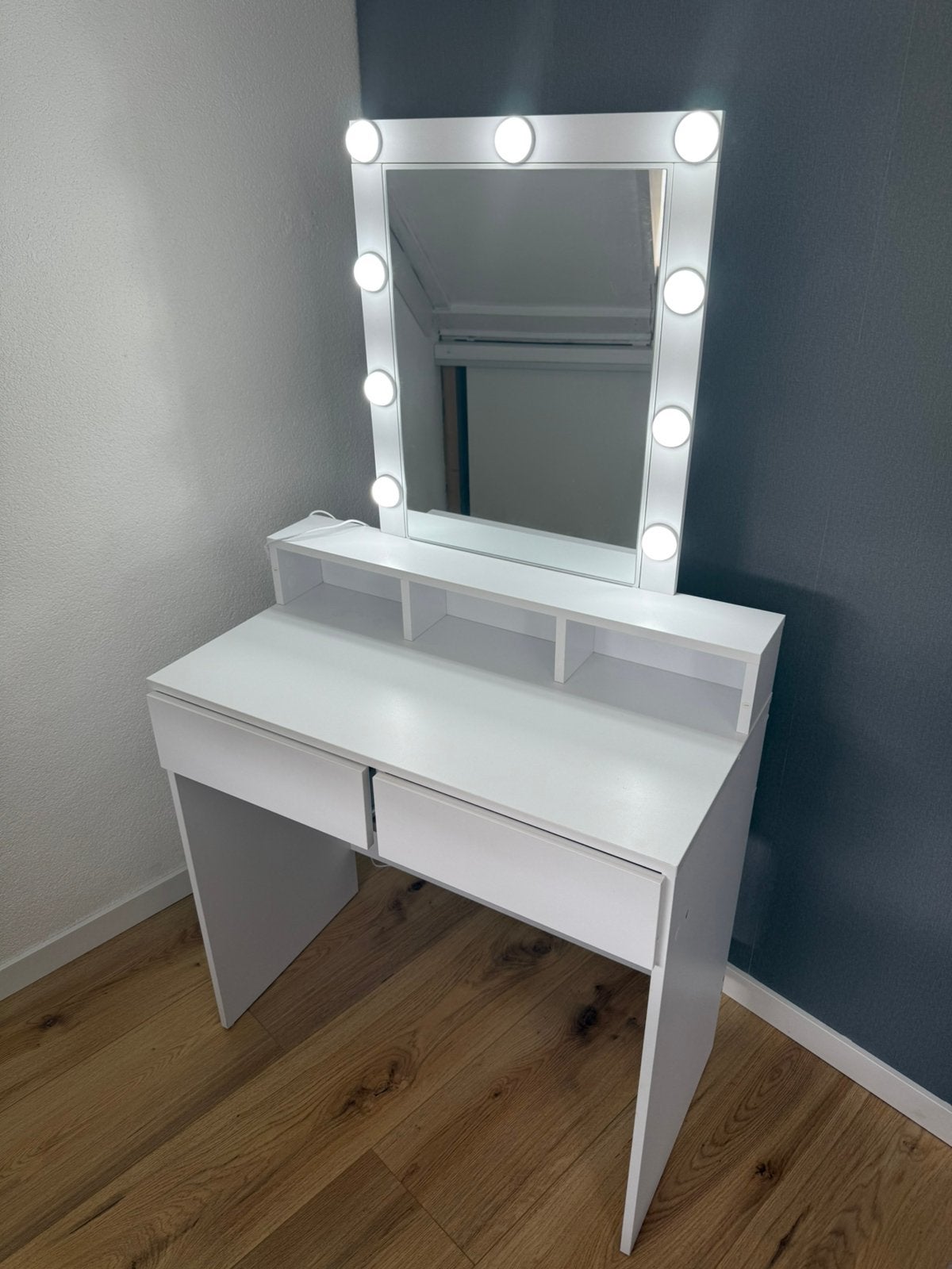 Dressing table with lights, Ophalen, Zo goed als nieuw, 50 tot 100 cm, Minder dan 100 cm