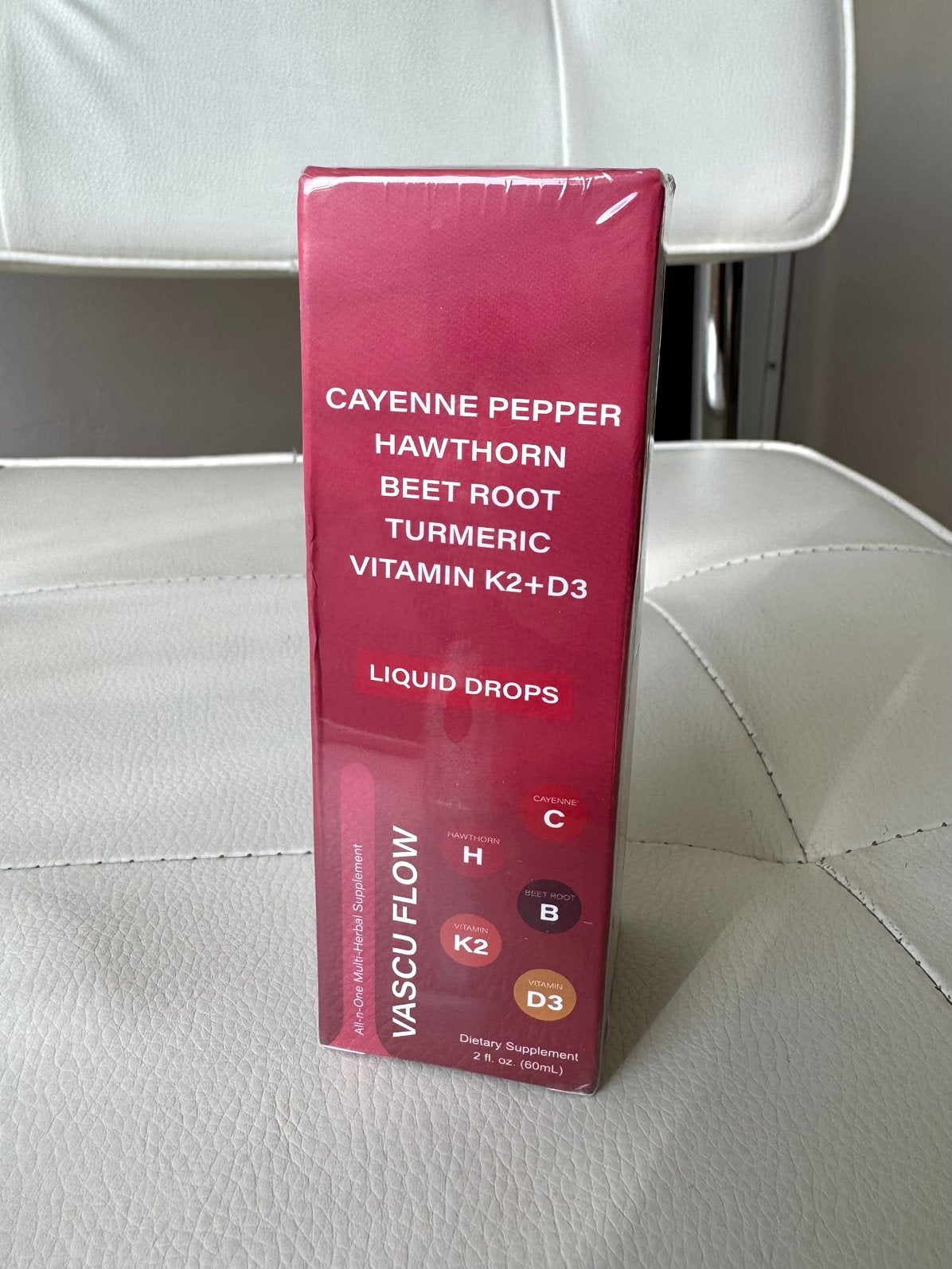 Vascu Flow liquid drops vitamine k2+k3 nieuw geseald, Verzenden, Nieuw, Overige typen