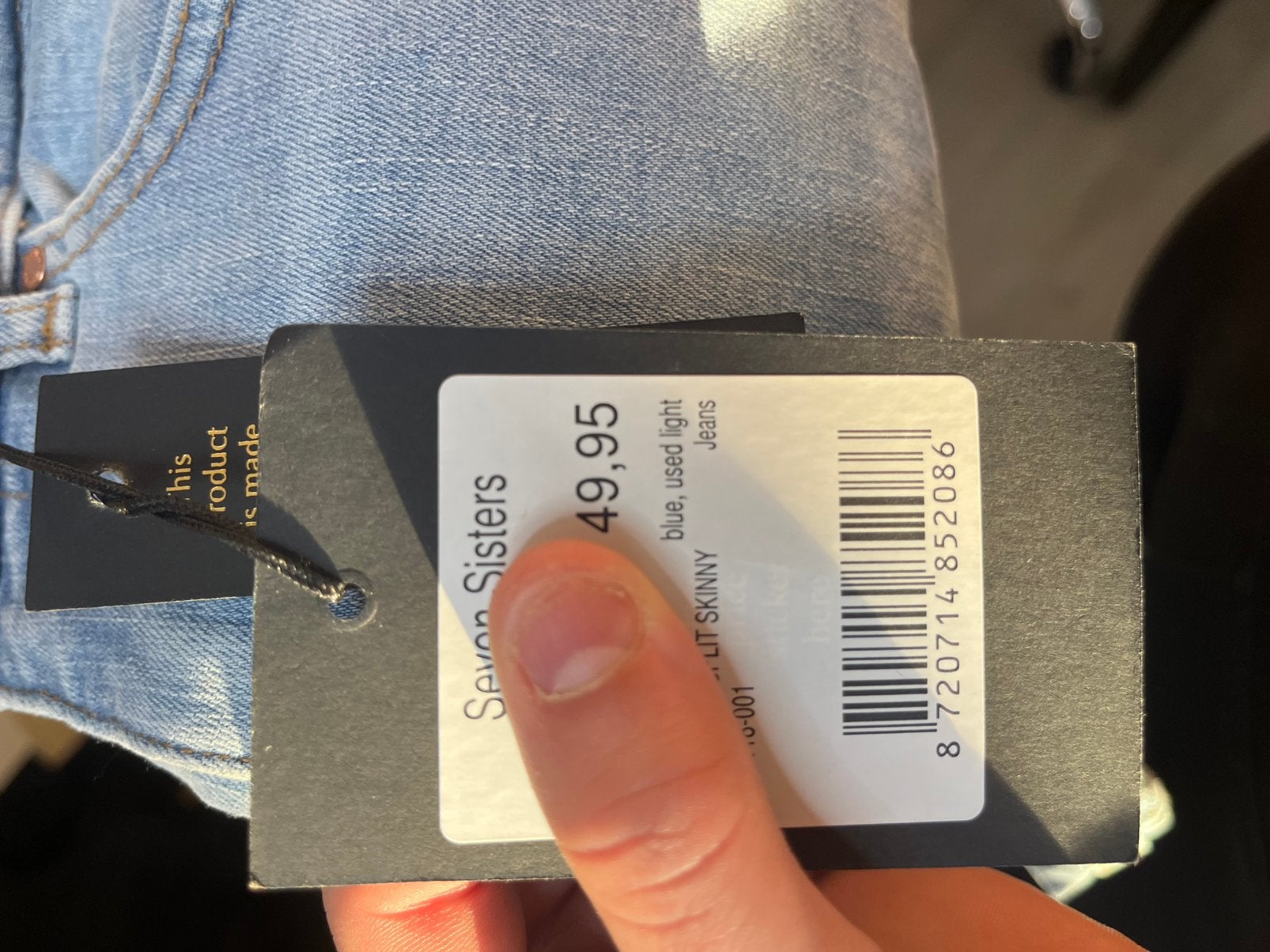 Nieuwe Sting jeans - Seven Sisters - Maat 25, Ophalen of Verzenden, Nieuw, Blauw, W27 (confectie 34) of kleiner