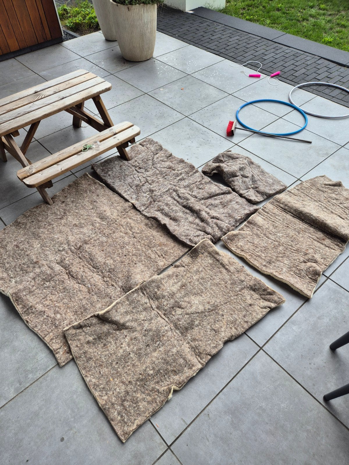 Schapenwol isolatie voor camper, boot of huis, Ophalen