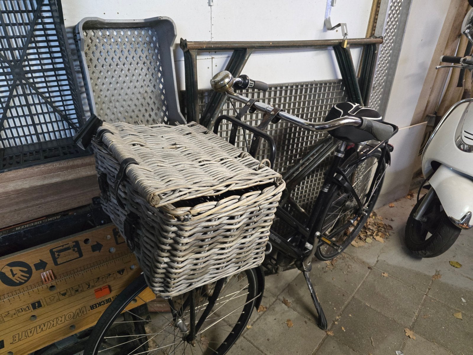 Sparta damesfiets met mand - Gebruikt, Ophalen, Terugtraprem, Sparta, 53 tot 56 cm