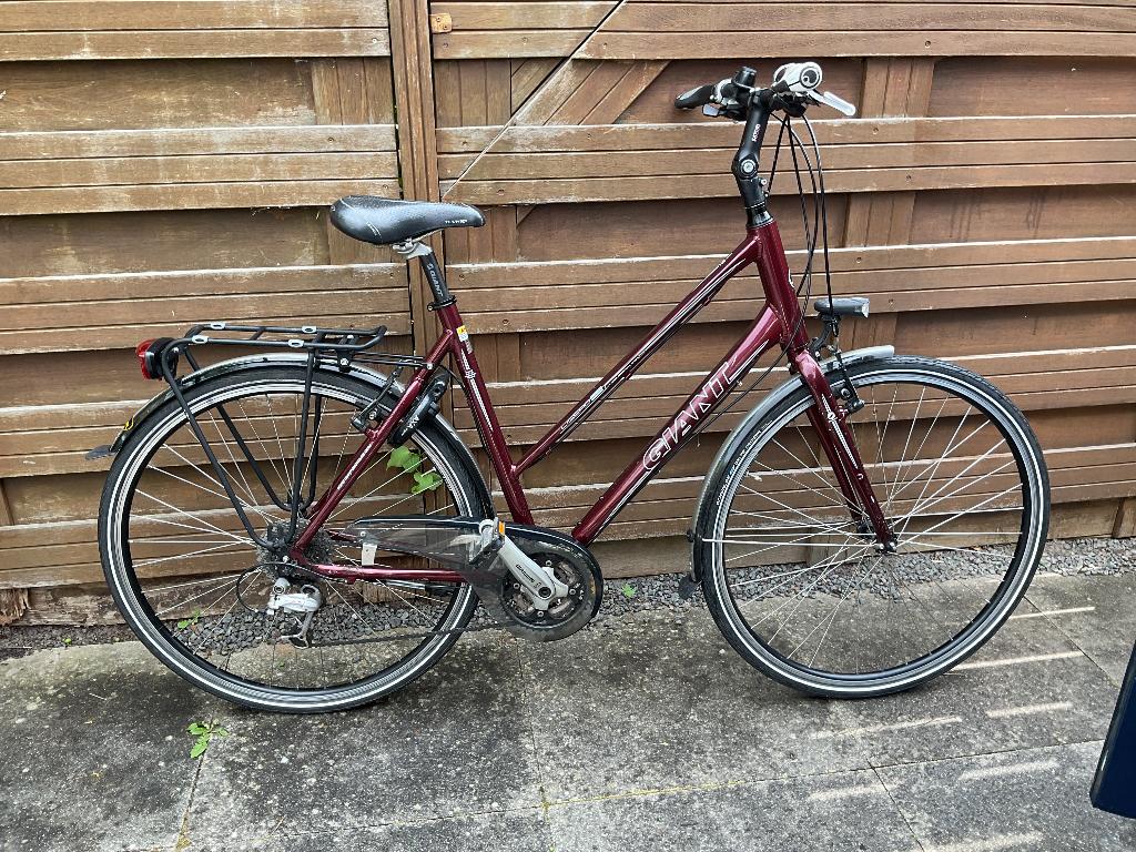 Giant ligero A5 dames touring fiets, Ophalen, Velgrem, Versnellingen, Giant