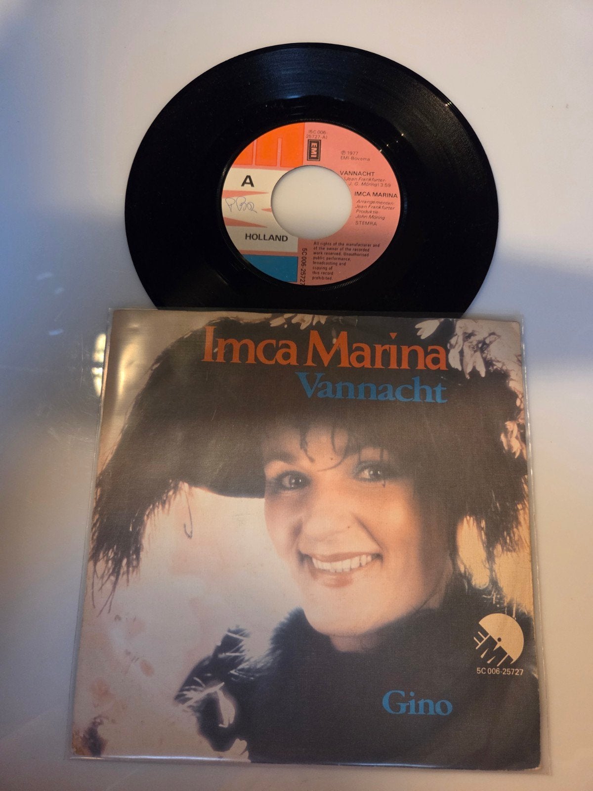 Imca Marina - Vannacht, Ophalen of Verzenden, Gebruikt, 7 inch