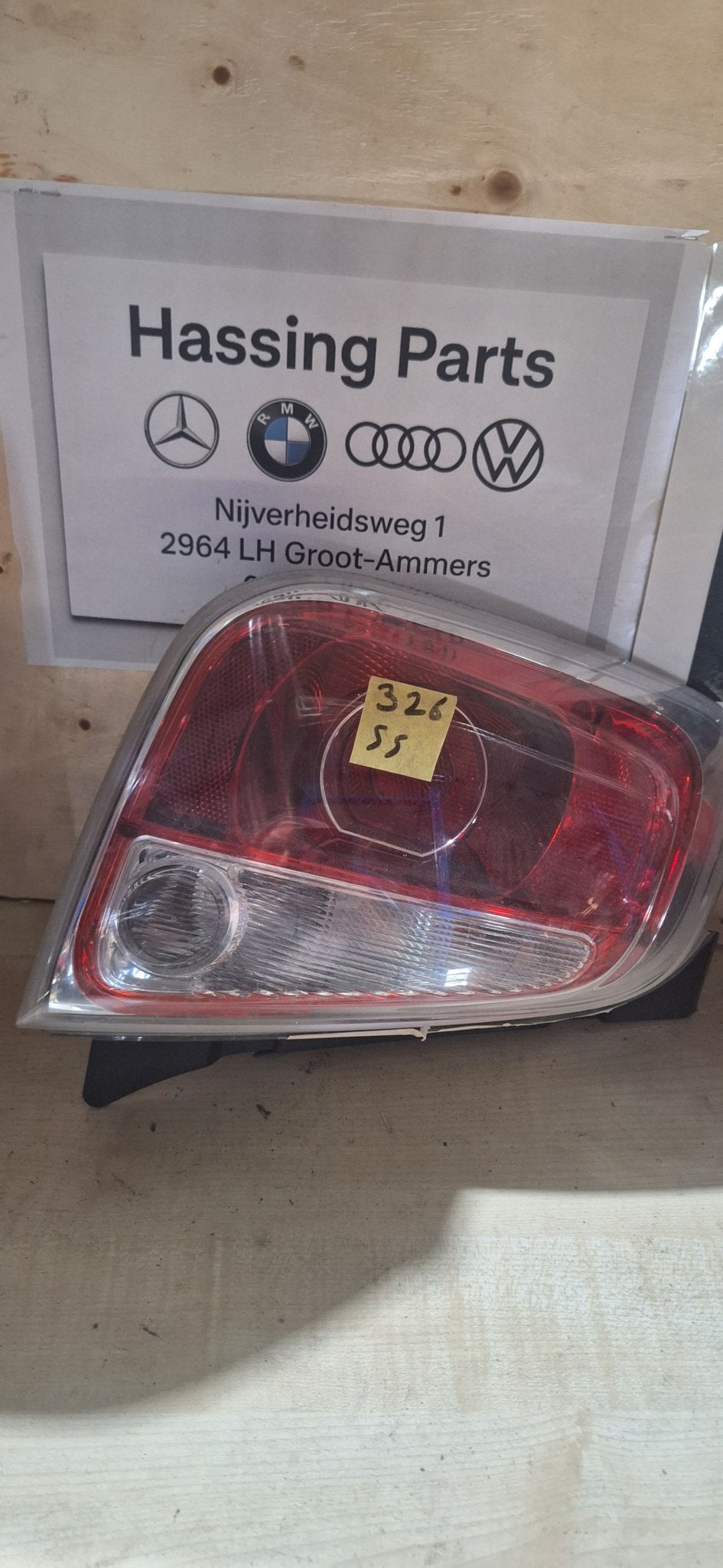 Fiat 500 Achter-/achterlichten 05182419AF 00HTC401101 081513, Auto-onderdelen, Gebruikt, -, -, Ophalen of Verzenden