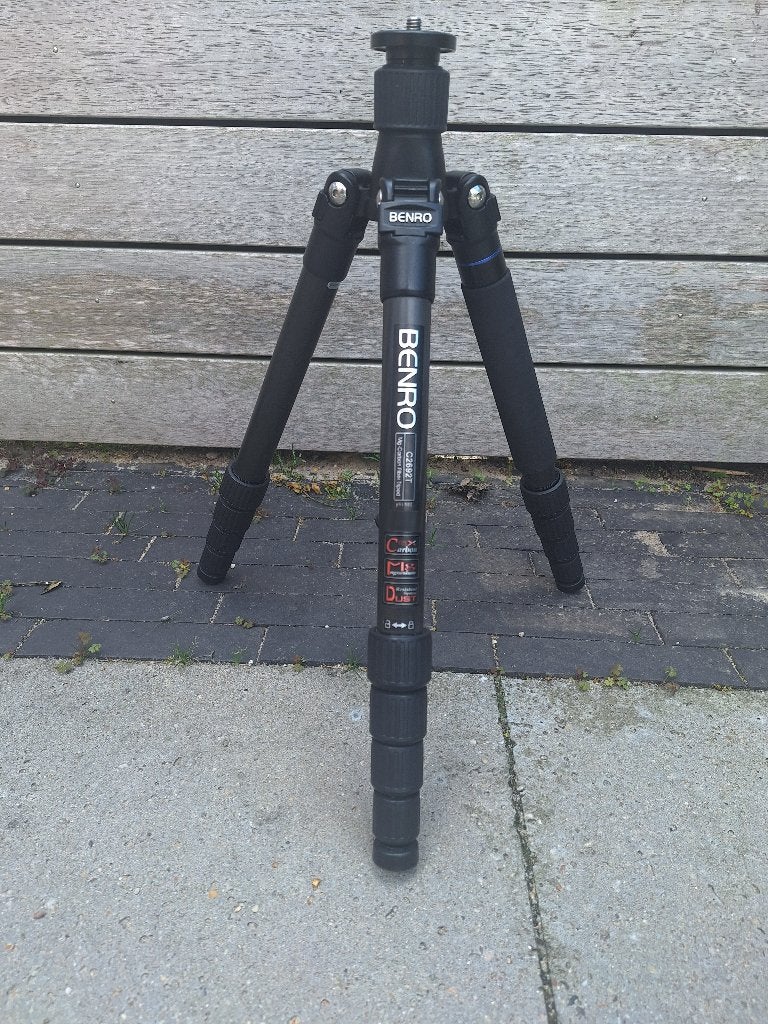 Benro C2692T  Carbon magnesium Statief, Ophalen of Verzenden, Zo goed als nieuw, 150 tot 175 cm, Driepoot