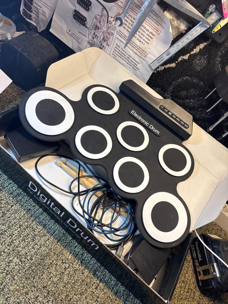 Aengus Digitale Drumstel - Elektronische Drumpads, Muziek en Instrumenten, Ophalen of Verzenden, Nieuw, Overige merken, Elektronisch