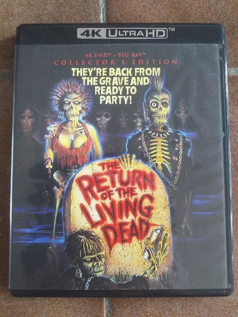 The Return Of The Living Dead 4K Bluray + 2x Bluray LEES!!!, Verzenden, Zo goed als nieuw, Horror