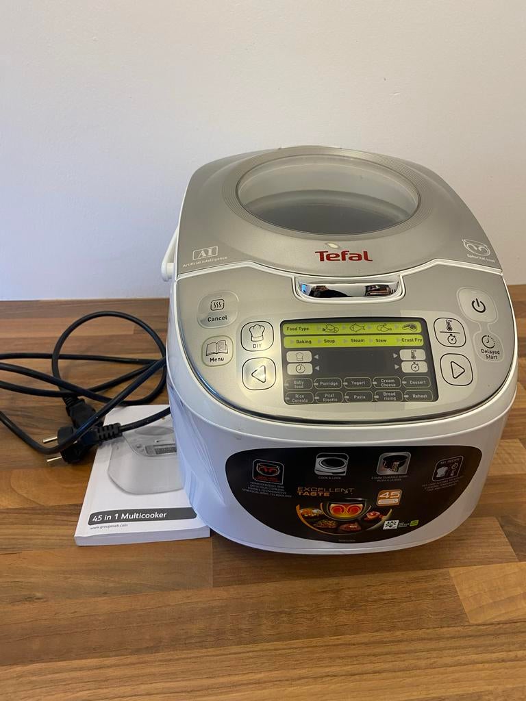 Tef Multicooker - Werkt perfect ondanks valschade, Witgoed en Apparatuur, Slowcookers, Ophalen, Gebruikt