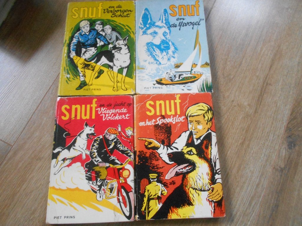 Piet Prins 4 boeken van Snuf,, Ophalen of Verzenden, Zo goed als nieuw