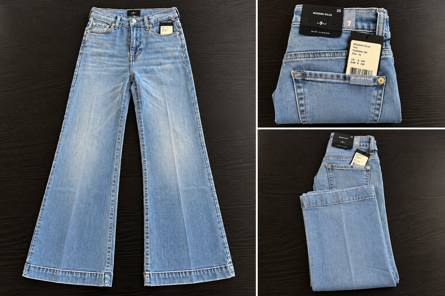 7 For All Mankind Modern Dojo Dames Jeans - Nieuw, Ophalen of Verzenden, Nieuw, Blauw, W27 (confectie 34) of kleiner