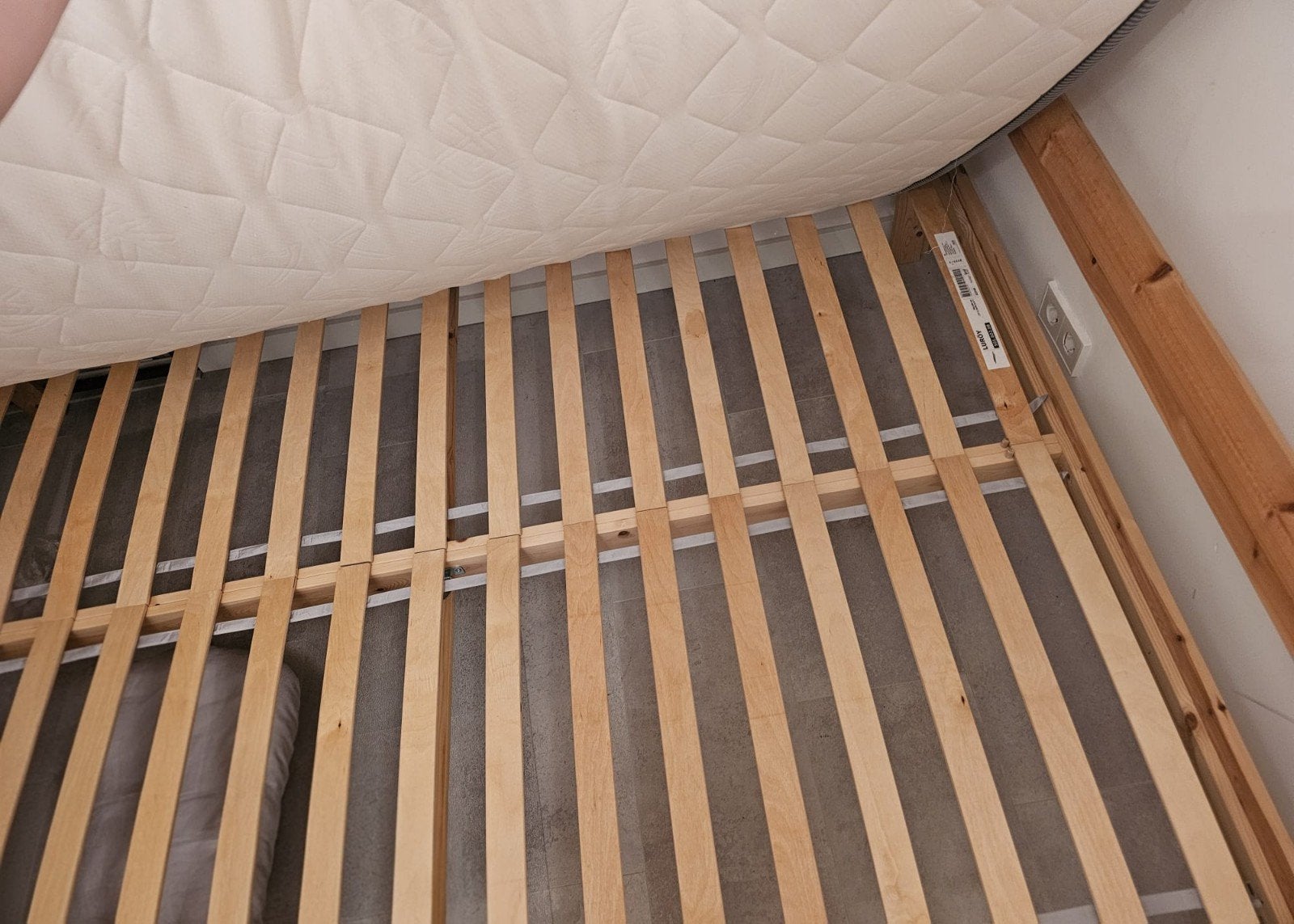 IKEA LURÖY Lattenbodem 140x200 cm met matras, Ophalen, Gebruikt, Overige kleuren, Tweepersoons
