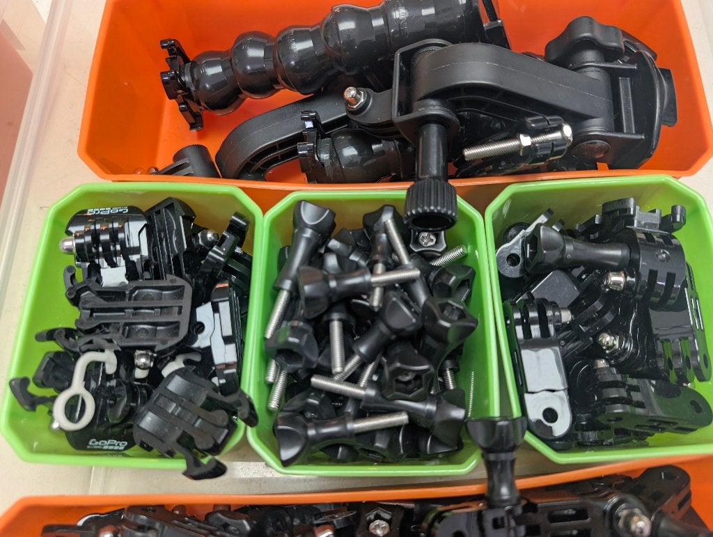 Gopro: big lot of cases, remotes, clamps, rigging, Audio, Tv en Foto, Actiecamera's, Ophalen, Nieuw, GoPro
