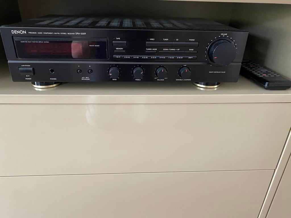 Denon receiver met Kef C25 speakers, Audio, Tv en Foto, Versterkers en Receivers, Ophalen, Gebruikt, Denon
