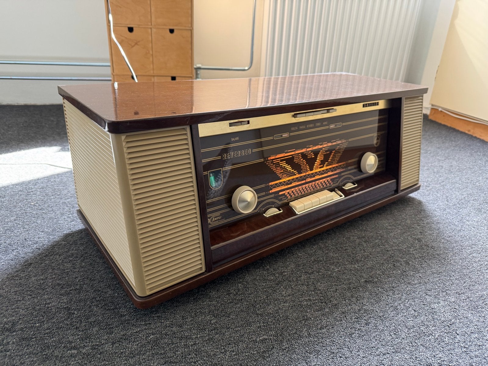 Philips Reverbeo Buizenradio geserviced, Ophalen