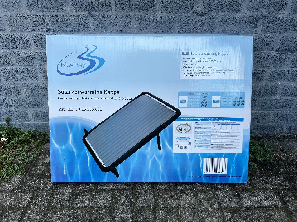 Blue Bay solarverwarming op statief, Ophalen of Verzenden, Nieuw, Verwarming