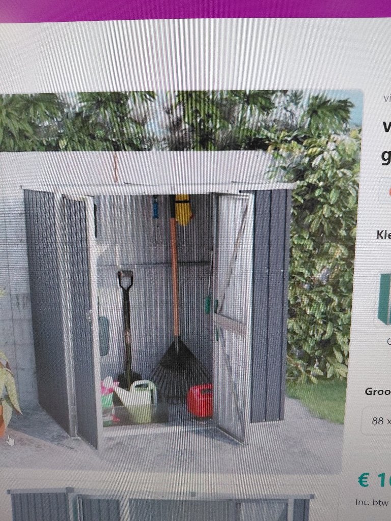 Tuinkast vida xl, Ophalen, Zo goed als nieuw