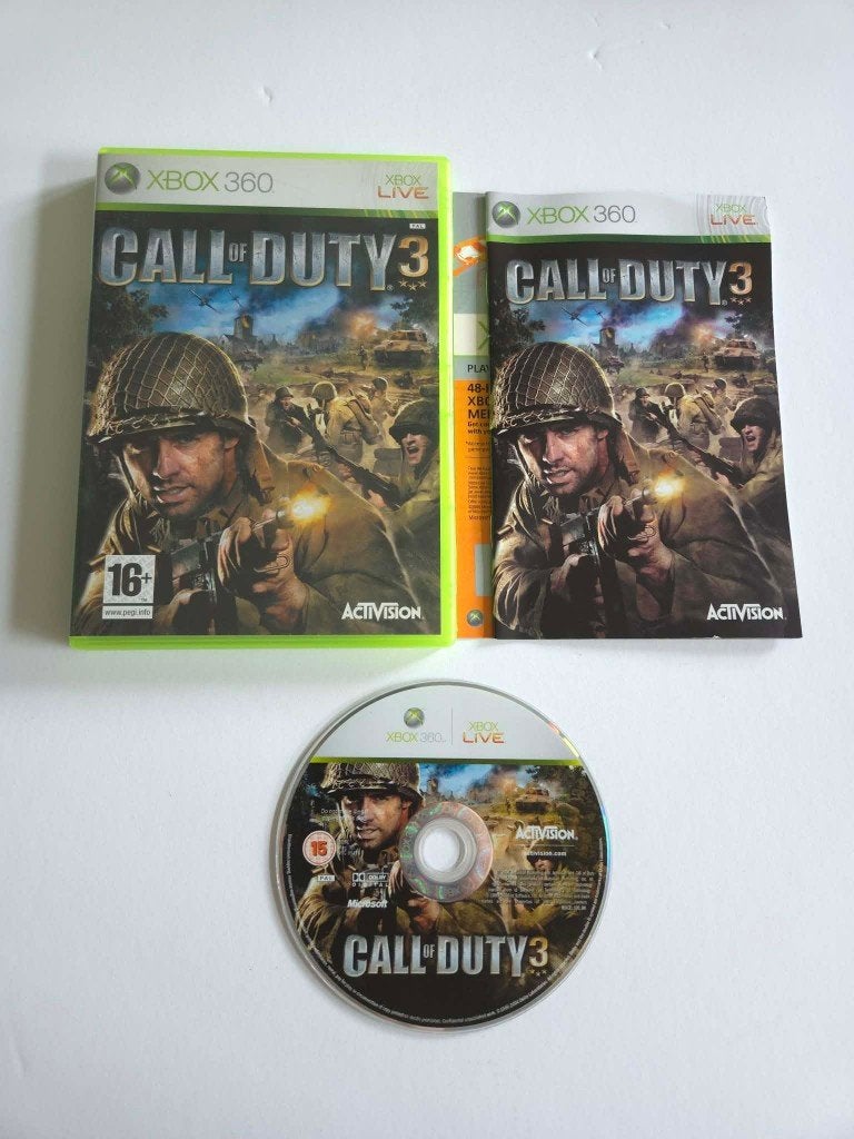 Xbox 360 - Call of Duty 3 - 10429, Vanaf 18 jaar, Shooter, Ophalen of Verzenden, Zo goed als nieuw