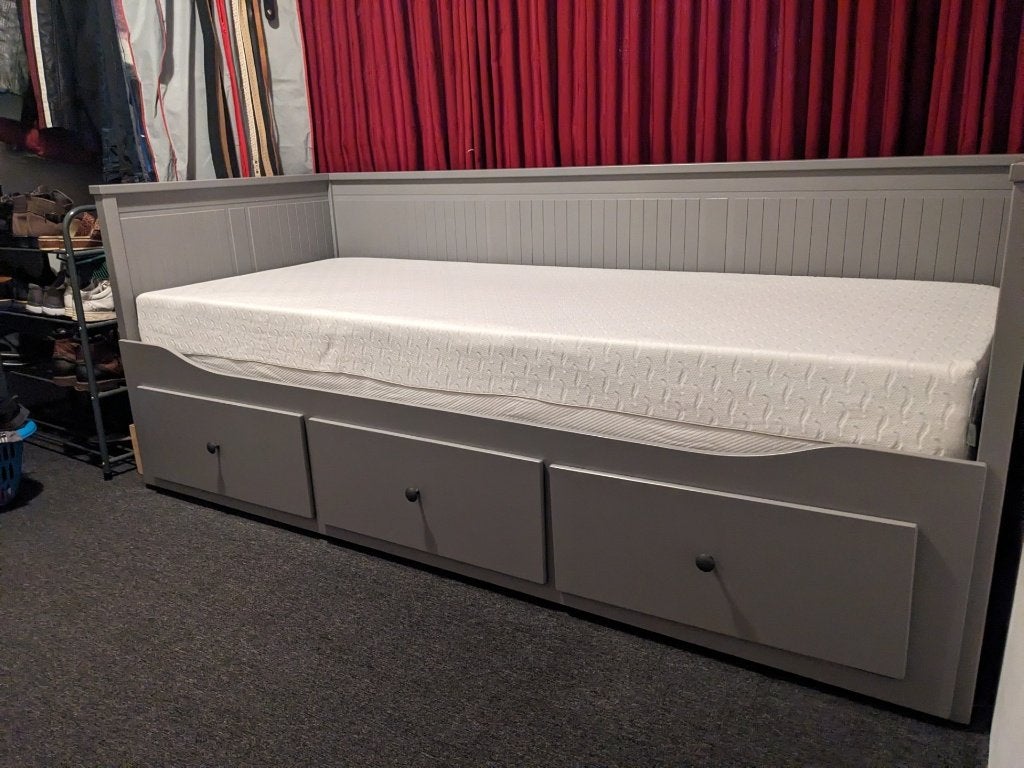 bed 80x200 cm, Ophalen, Eenpersoons, Zo goed als nieuw, 80 cm