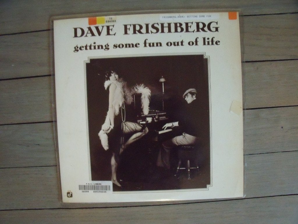 Dave Frishberg - Getting some fun out of life, LP, Ophalen of Verzenden, Zo goed als nieuw, 12 inch