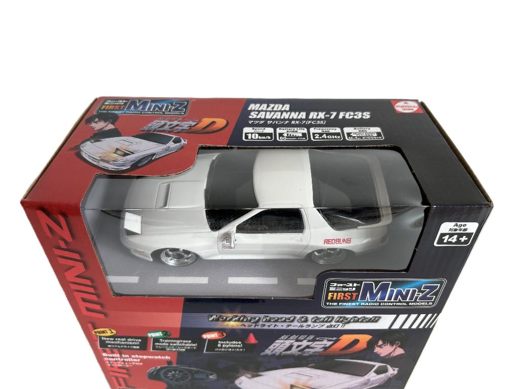 Kyosho First Mini-Z Mazda Savanna-7 RX 1/28 rc auto, Ophalen of Verzenden, Nieuw, Overige schalen, Auto onroad